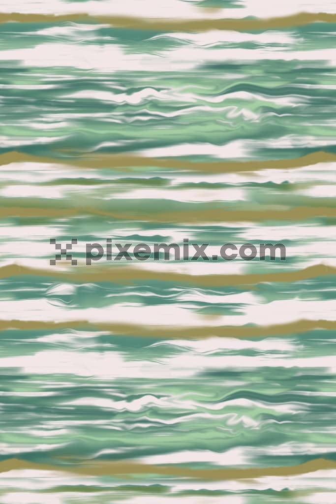 Watercolor brush stroke product graphic with seamless repeat pattern