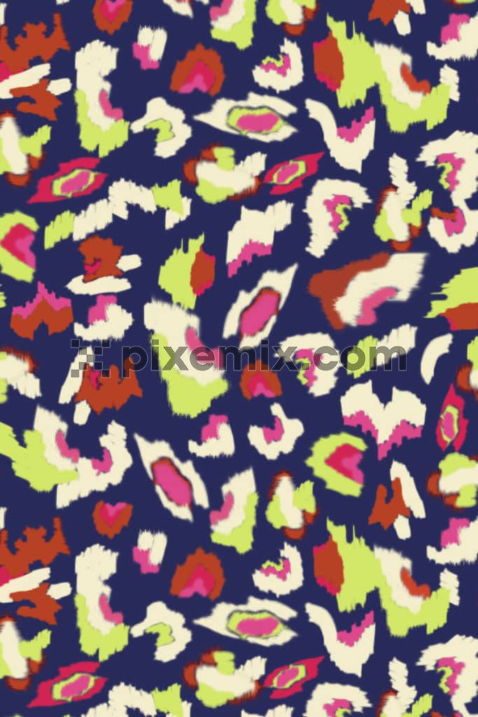 Abstract animal skin product graphic with seamless repeat pattern