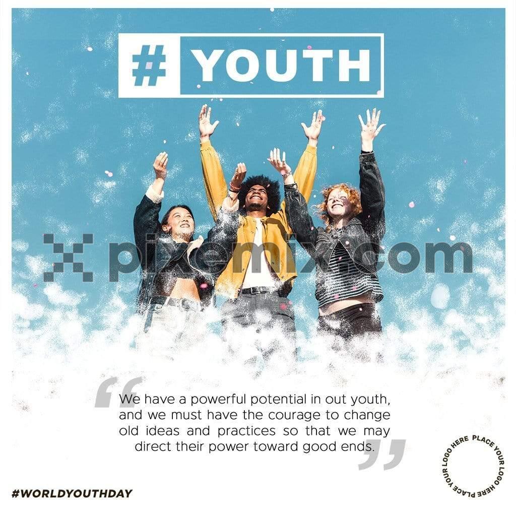 World youth skill day social media static post