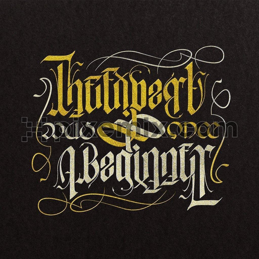 Inspirational typography social media static post