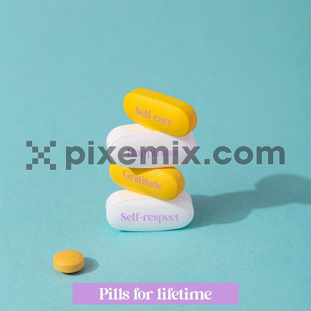 Pills for lifetime social media static post